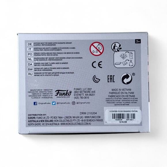 Funko Pop Unopened Eduardo 943 Flocked Foster's Home for Imaginary Friends - Picture 5 of 6